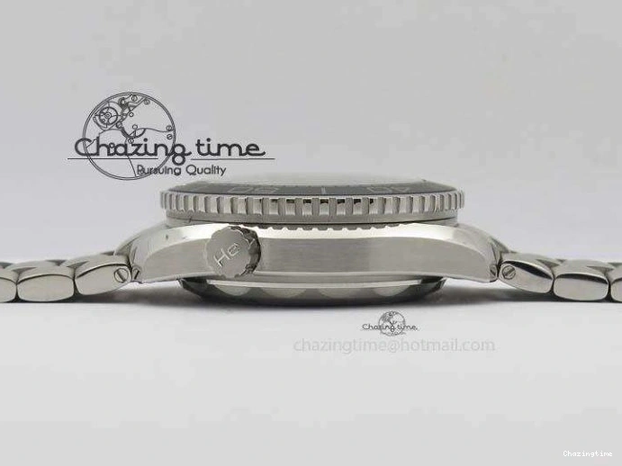 0412 Planet Ocean Master Chronometer Chrono SS OM 1:1 Best Edition Gray Dial On SS Bracelet A Reliable 8180